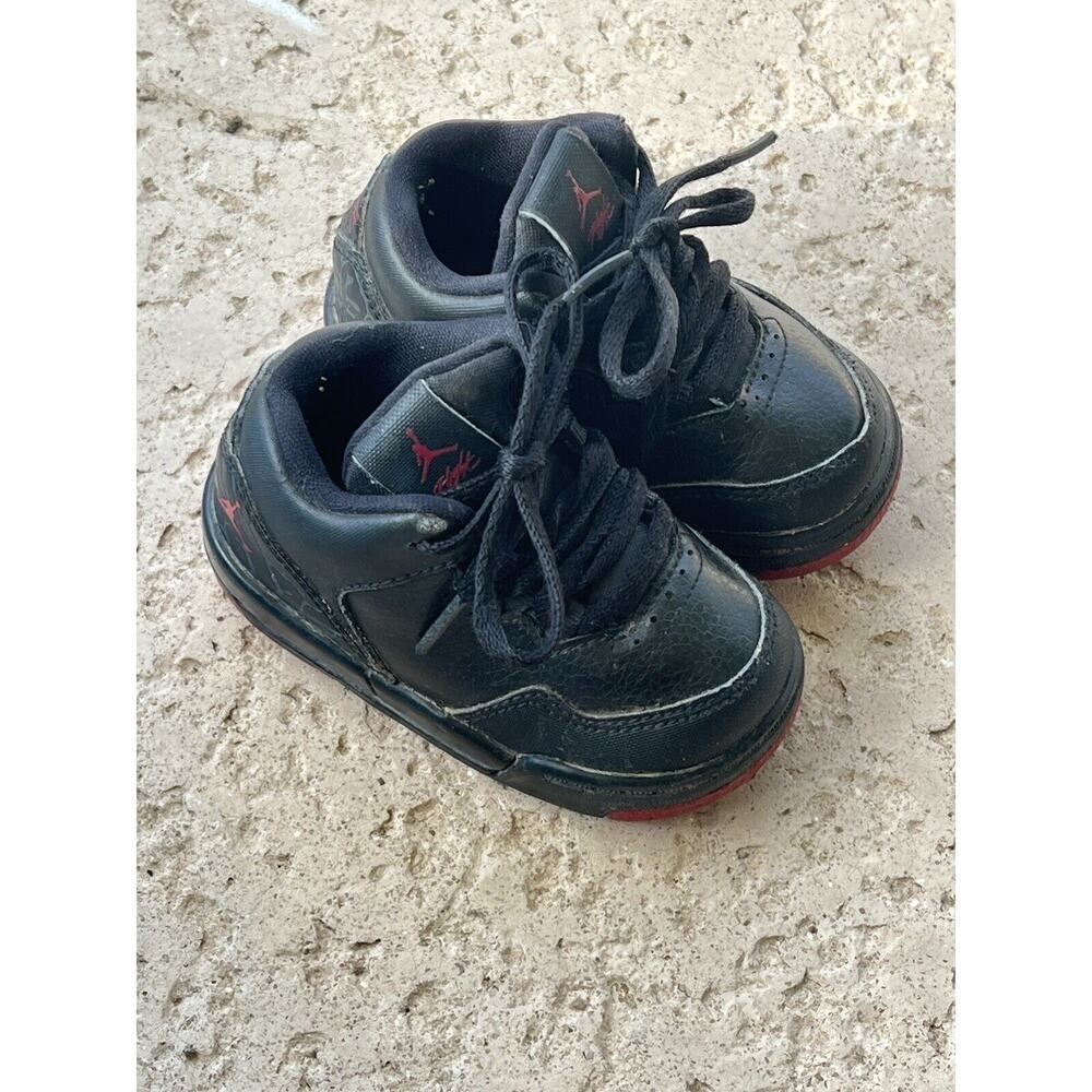 Nike Air Jordan Black Red Baby Size 4c